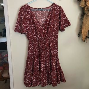 shein floral dress